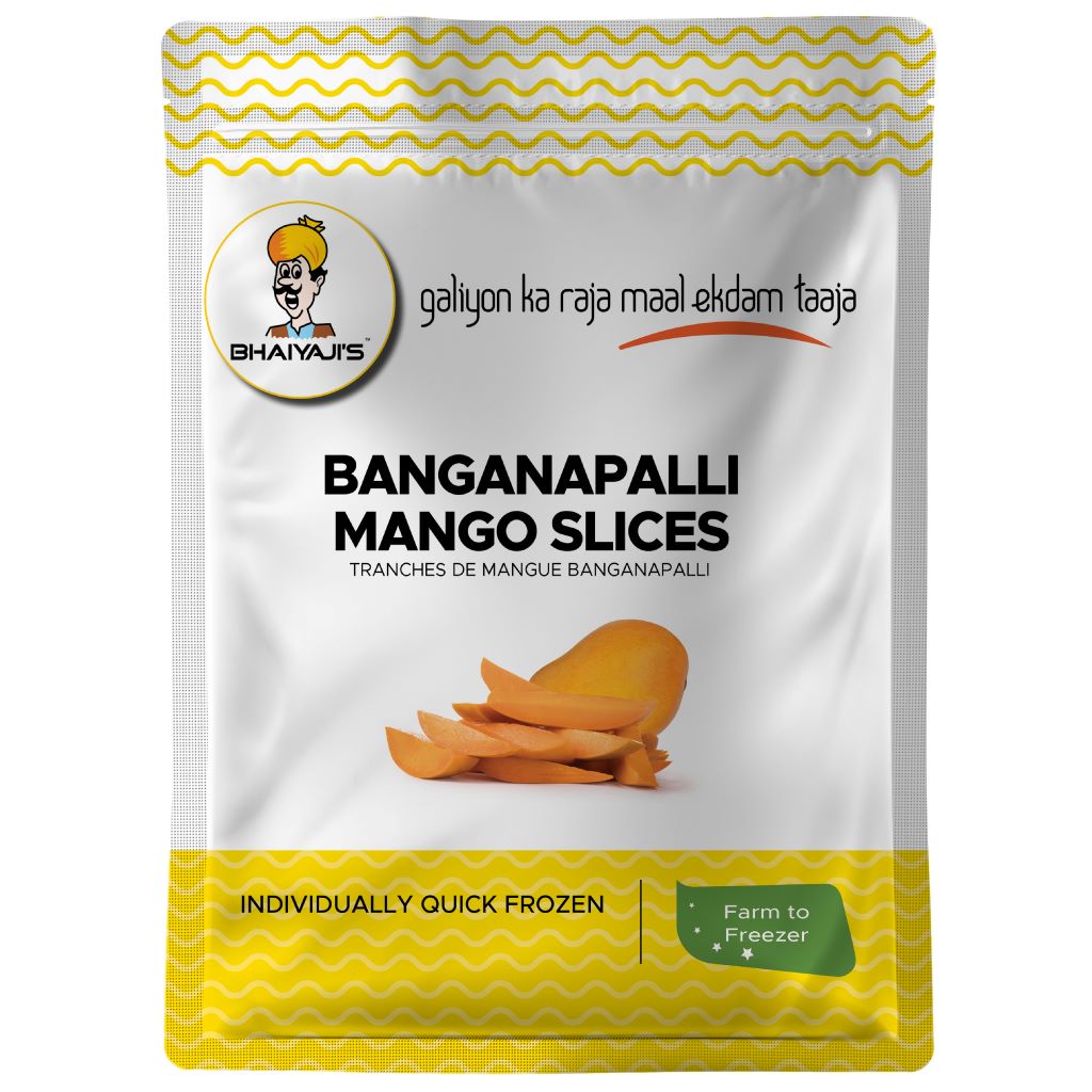 Ripe Banganapalli Mango Slice