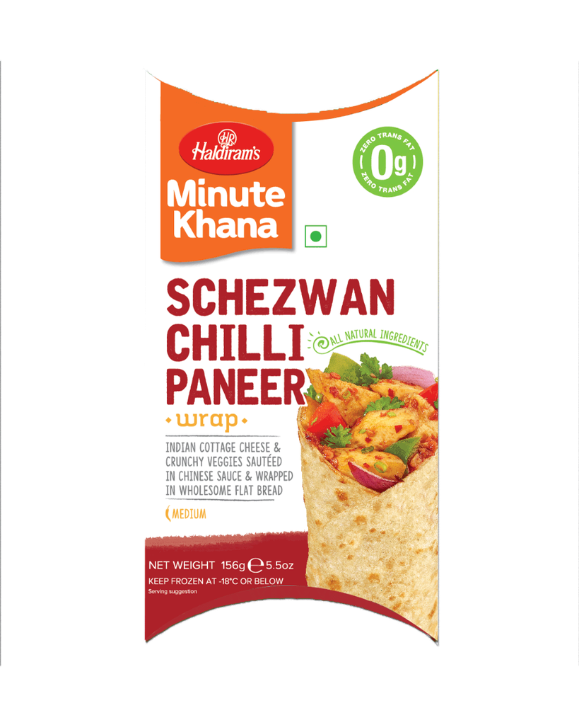 Schezwan Chilli Paneer Wraps [Desi Wrap]